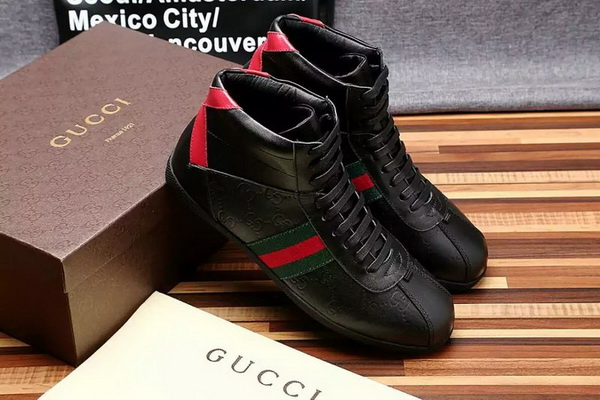 Gucci High-Top Fashion Men Shoes_006